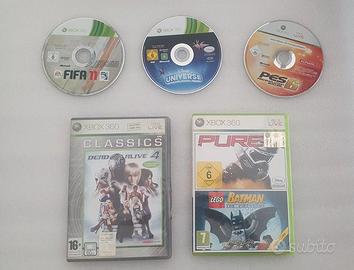 Lotto 7 giochi xbox 360 funzionanti