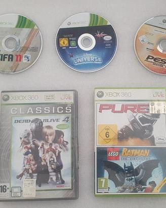 Lotto 7 giochi xbox 360 funzionanti