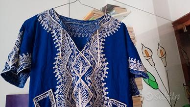Abito lungo etnico donna 