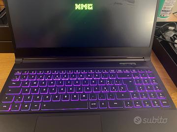 Notebook gaming XMG rtx 3060 nvidia Amd 15 pollici