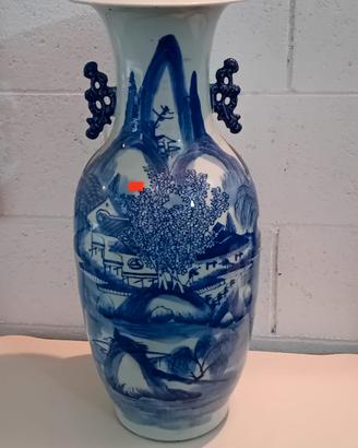 ANTICO VASO DINASTIA QING XIX SECOLO CERTIFICATO