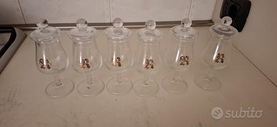 Bicchieri da calvados con coperchio 