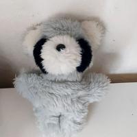 Peluche vintage procione/orsetto grigio