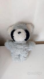 Peluche vintage procione/orsetto grigio