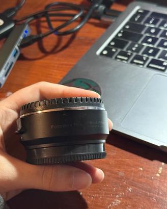 Adattatore Sony E-Mount a Canon EF