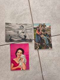 Cartoline stile "dive" e dellepin-up anni '40-'50