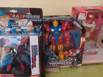 ROBOT 8 FIGURE   TIPO TRASFORMERS  5 EURO CAD
