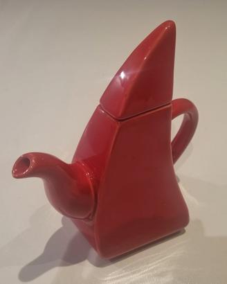 Teiera in ceramica rossa