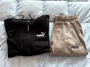 Tuta Puma Nero Grigio S