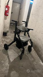 Deambulatore ibrido (deambulatore + carrozina)