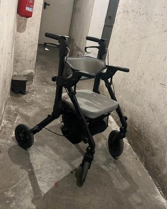 Deambulatore ibrido (deambulatore + carrozina)
