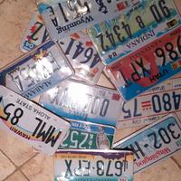 Intera collezione di 100 targhe americane 