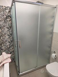 Box doccia in vetro satinato 70x120cm