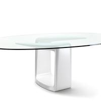 Tavolo ovale cristallo - Cattelan mod. GHOST