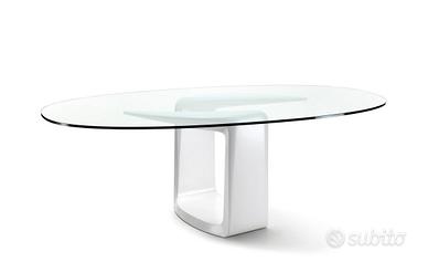 Tavolo ovale cristallo - Cattelan mod. GHOST