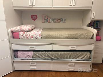 letto estraibile a carrello