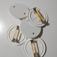 Set 5 Coperchi per scatola diametro 85mm