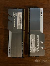 Ram tridentz rgb 16 gb g. Skill 8gb x2 ddr4  1900