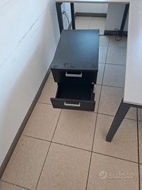 Cassettiera da ufficio professionale a 2 cassetti