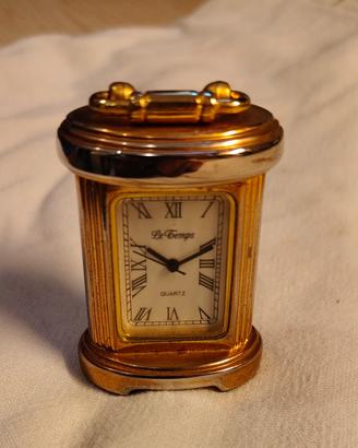 Orologio da tavolo in miniatura. Le Temps.