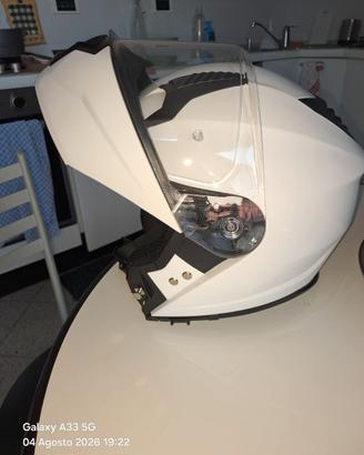 CASCO MOTO SKA-P BIANCO – TAGLIA M – COME NUOVO