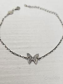 Bracciale Farfalla Nomination in Argento 925