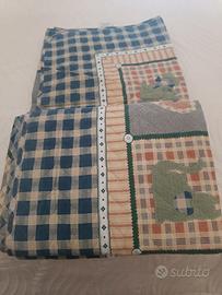 Trapunta singola Vallesusa con motivo a quadri