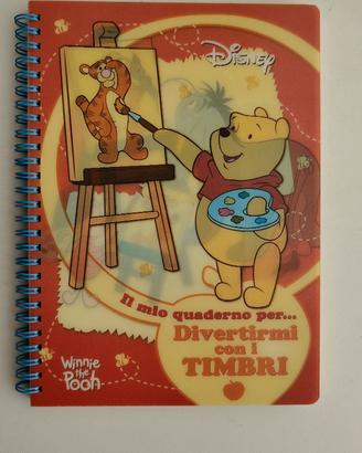 Quaderno per divertirmi con i timbri - Winnie Pooh