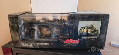 ZÜNDAPP KS 750 METALLMODELL 1:10 MIT FIGUREN
