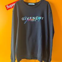 Felpa Givenchy nera logo