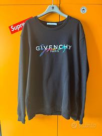 Felpa Givenchy nera logo