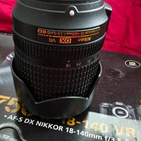 Obbiettivo AF-S Nikkor 18-140mm  f 3.5 -5.5 ED VR
