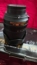 Obbiettivo AF-S Nikkor 18-140mm  f 3.5 -5.5 ED VR