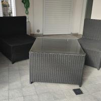 Salottino da esterno - poltrone e tavolino