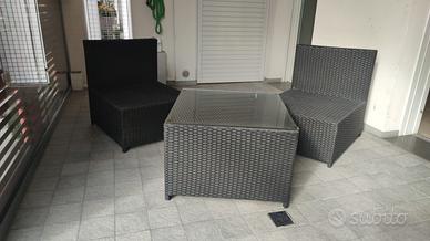 Salottino da esterno - poltrone e tavolino