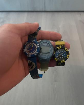 Lotto 3 orologi vintage da bambino - Anni ’90/’00