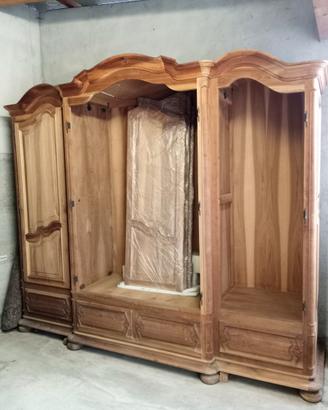 Mobile 4 stagioni in legno massello noce