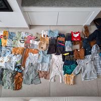 set abbigliamento bimbo 0-6 mesi