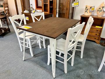 Tavolo cm. 120 x 80 gamba in ferro .
