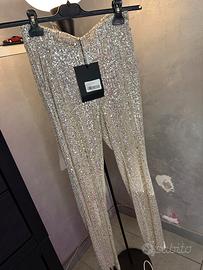 pantalone glitterato 