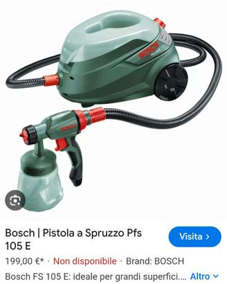 BOSCH pistola a spruzzo per tinteggiare