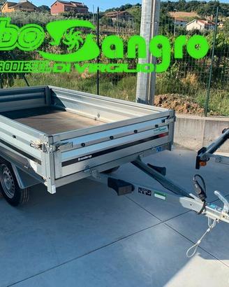 Carrello Ellebi doppio asse senza freni