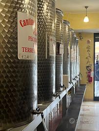 Attività commerciale vino sfuso ed altro