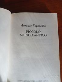 Libro; Piccolo Mondo Antico di Antonio Fogazzaro