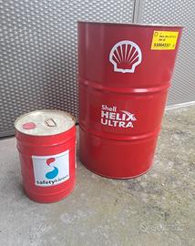 Bidone latta shell vintage e altri prezzo da 25€