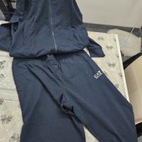 tuta emporio armani blu completa