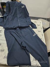 tuta emporio armani blu completa