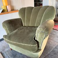 Coppia Poltrone Vintage Art Decó