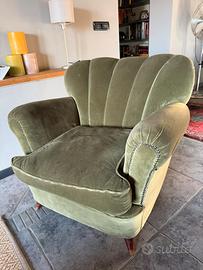 Coppia Poltrone Vintage Art Decó