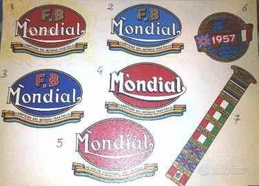 Adesivi mondial tutti i modelli 50 125 160 175 200